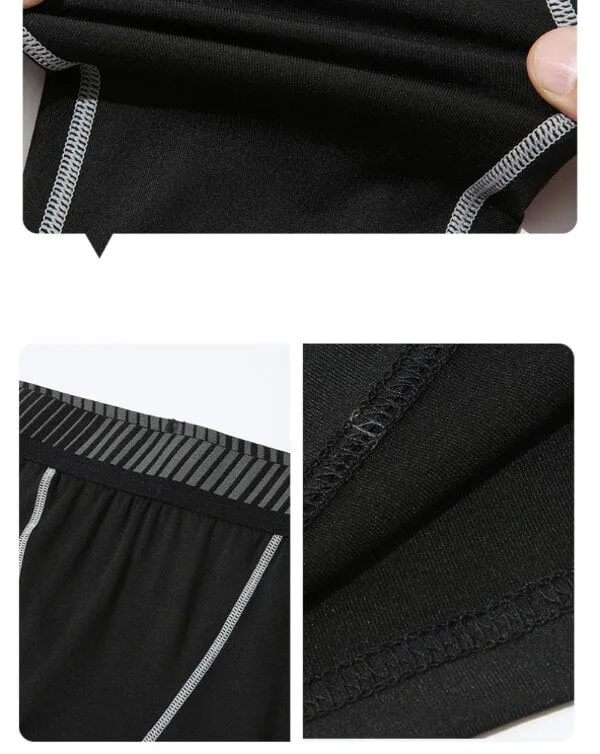 2Pcs Men's Basketball Compression Sportswear Suits