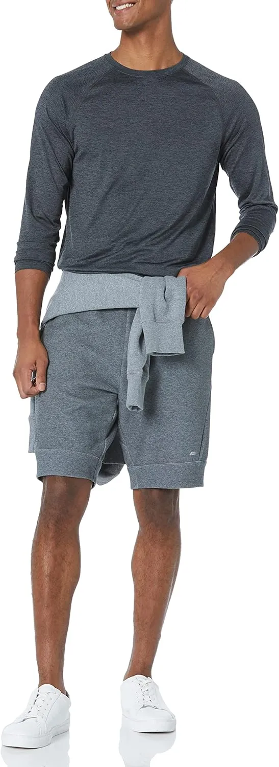 Amazon Essentials Men's Active Quick Dry Tech Stretch Lightweight Long-Sleeve T-Shirt (Available in Big&Tall)