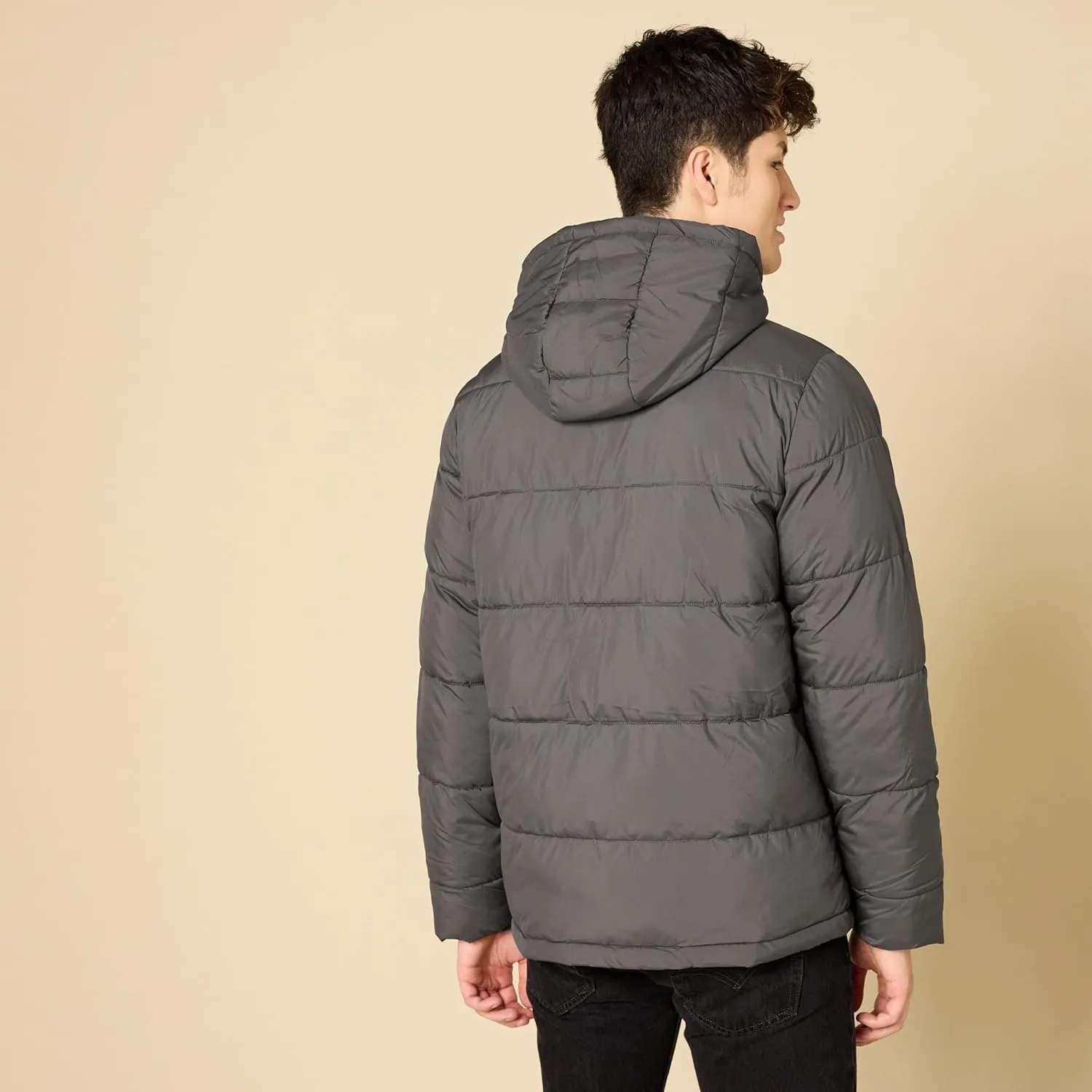 Amazon Essentials Men's Heavyweight Hooded Puffer Coat
