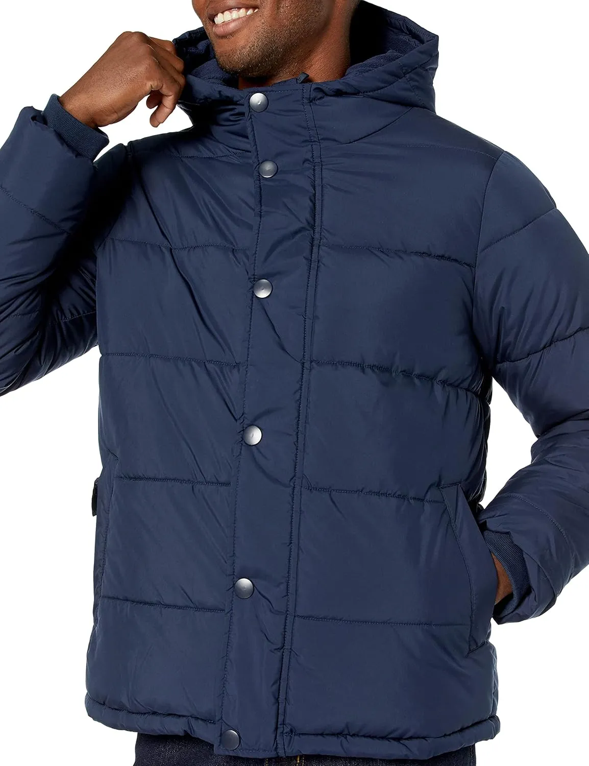 Amazon Essentials Men's Heavyweight Hooded Puffer Coat
