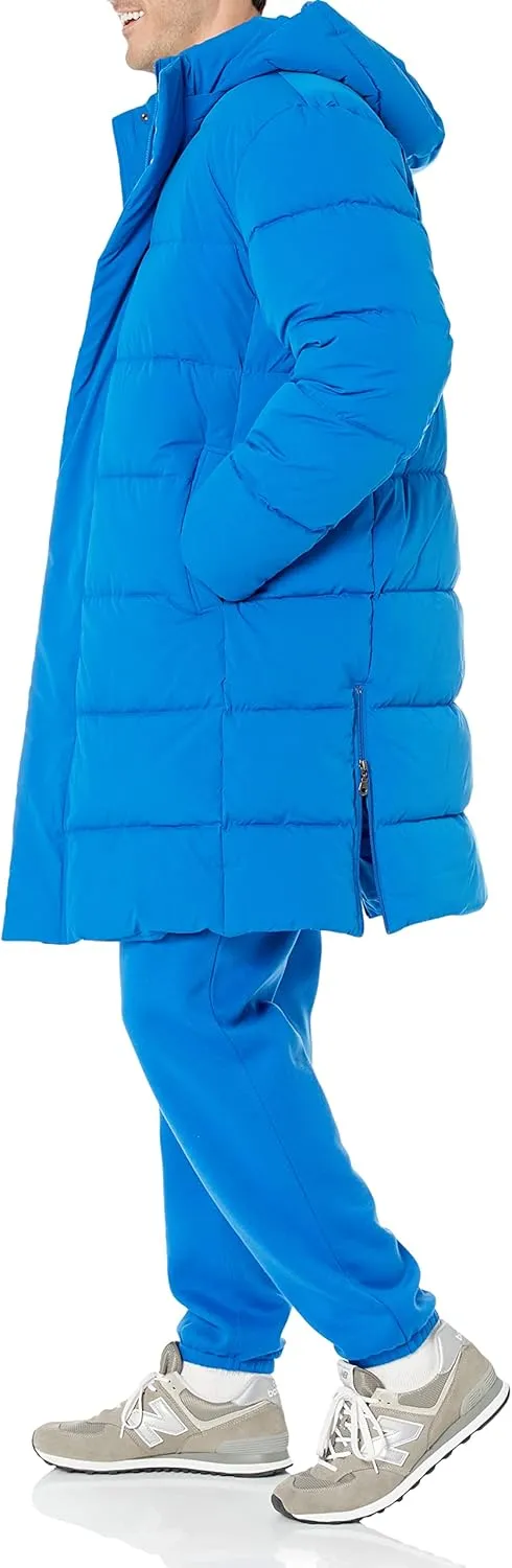 Amazon Essentials Men's Hooded Long Puffer Coat