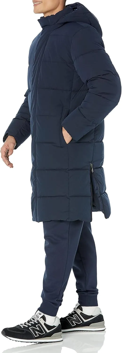 Amazon Essentials Men's Hooded Long Puffer Coat