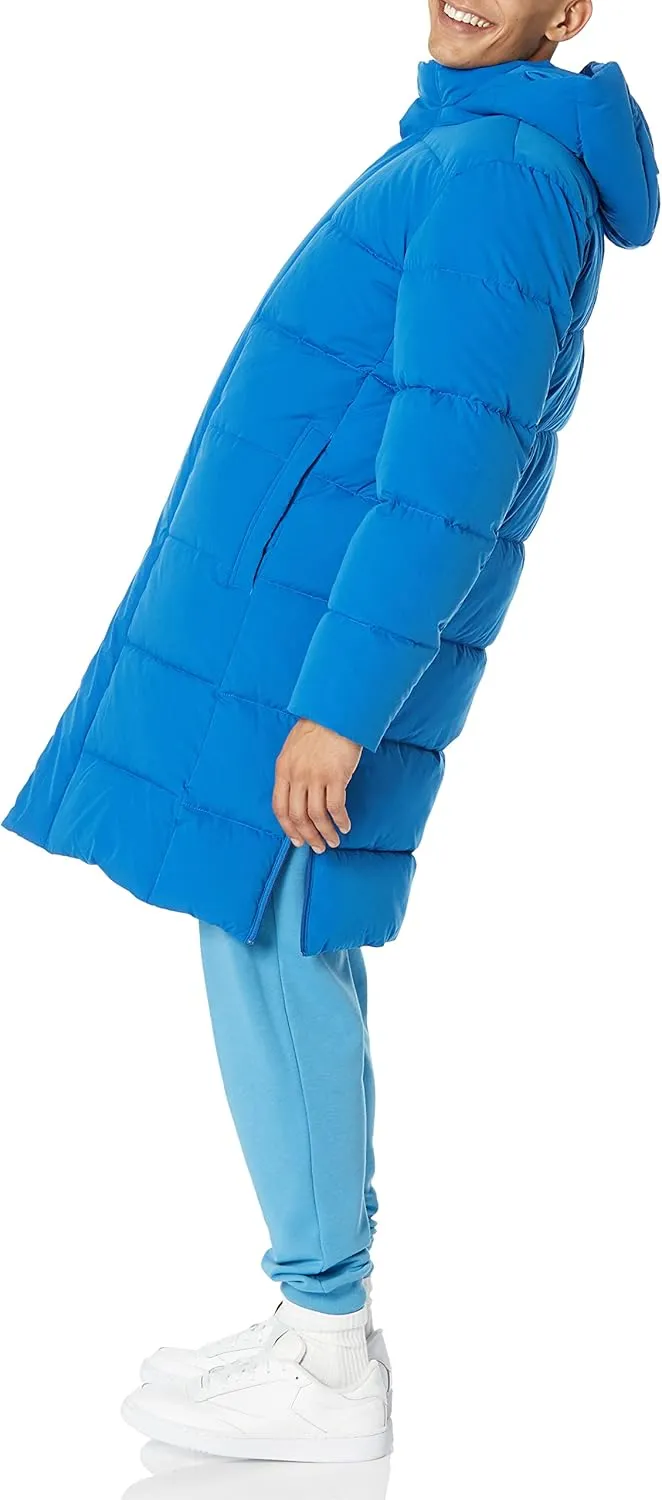 Amazon Essentials Men's Hooded Long Puffer Coat