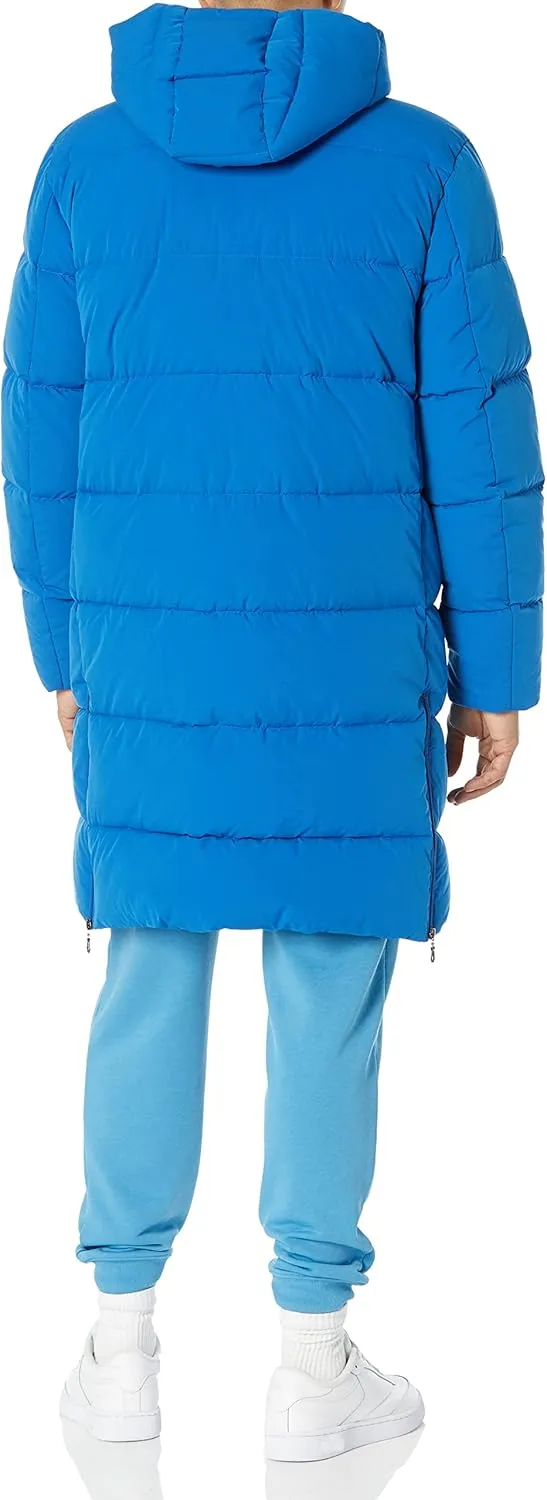 Amazon Essentials Men's Hooded Long Puffer Coat