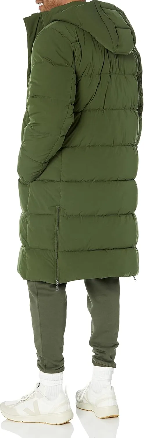 Amazon Essentials Men's Hooded Long Puffer Coat