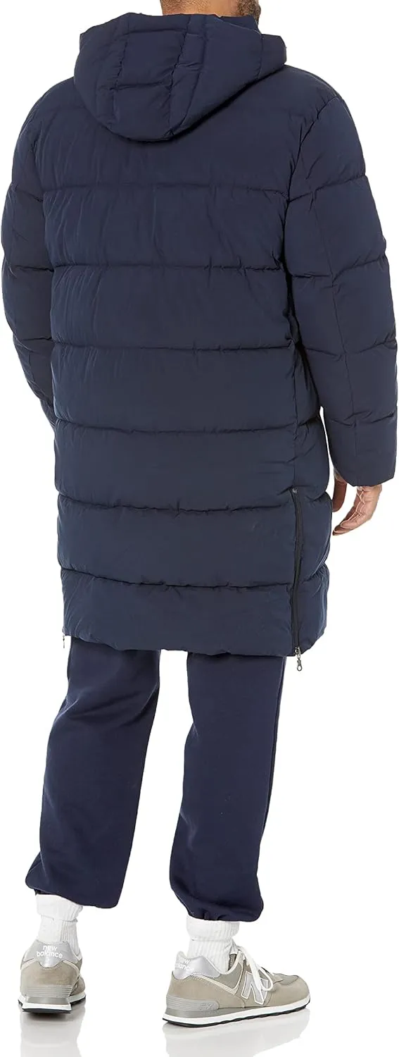 Amazon Essentials Men's Hooded Long Puffer Coat