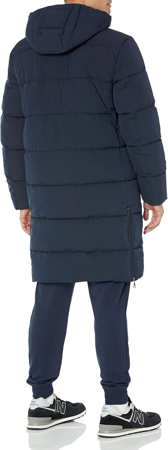 Amazon Essentials Men's Hooded Long Puffer Coat