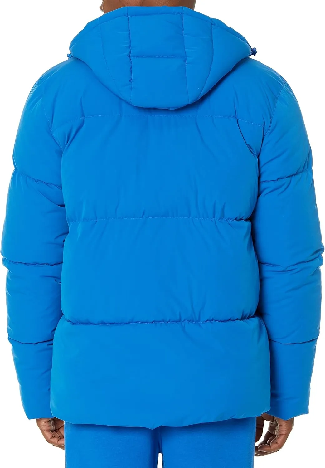 Amazon Essentials Men's Mid-Length Hooded Puffer Coat (Available in Big & Tall)