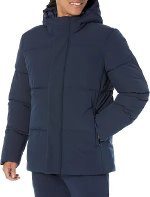 Amazon Essentials Men's Mid-Length Hooded Puffer Coat (Available in Big & Tall)