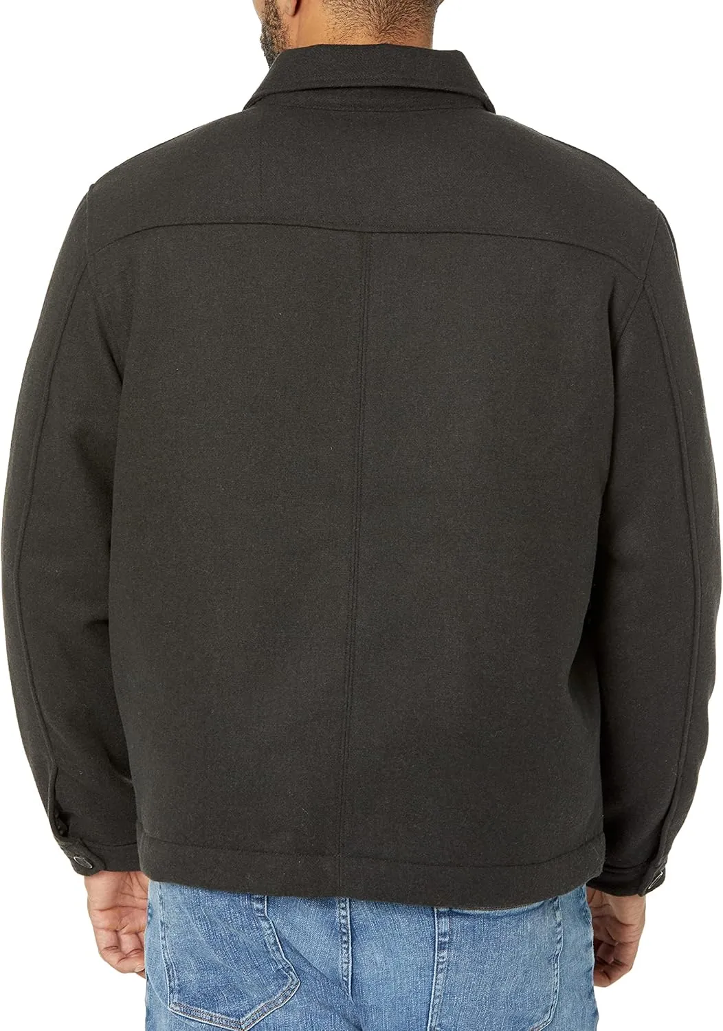 Amazon Essentials Men's Wool Bomber Jacket (Available in Big & Tall)