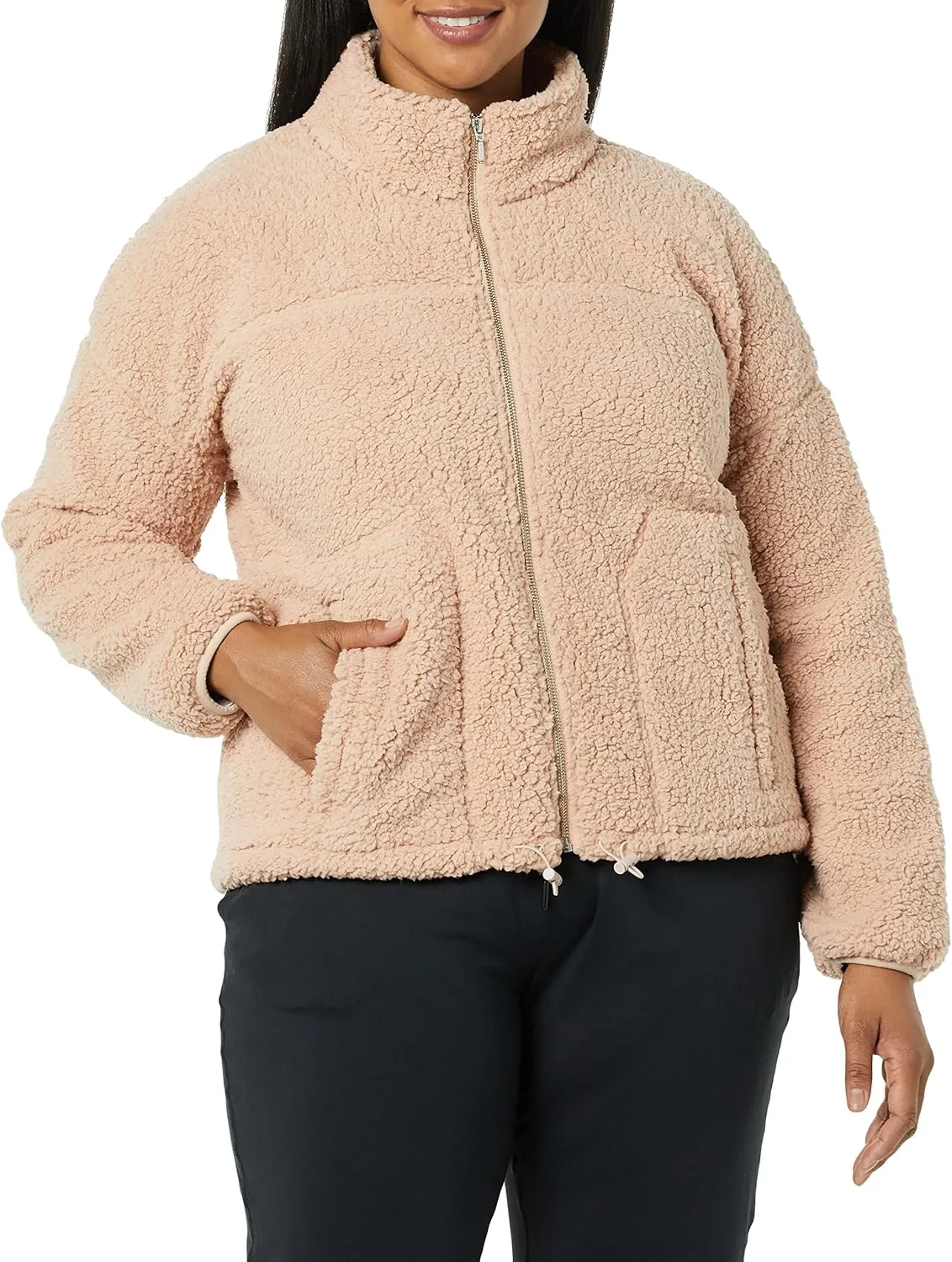 Amazon Essentials Woman's Fleece Zip-Up Sherpa Jacket