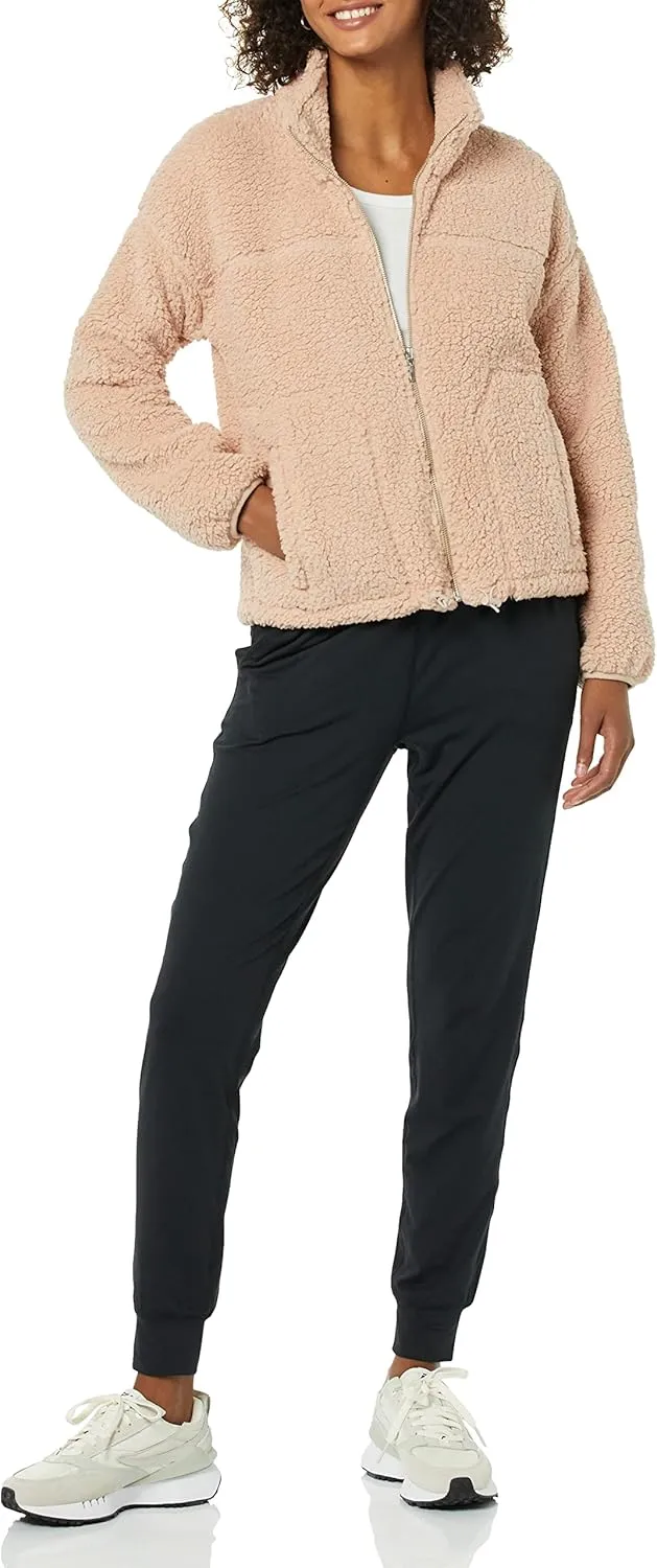 Amazon Essentials Woman's Fleece Zip-Up Sherpa Jacket
