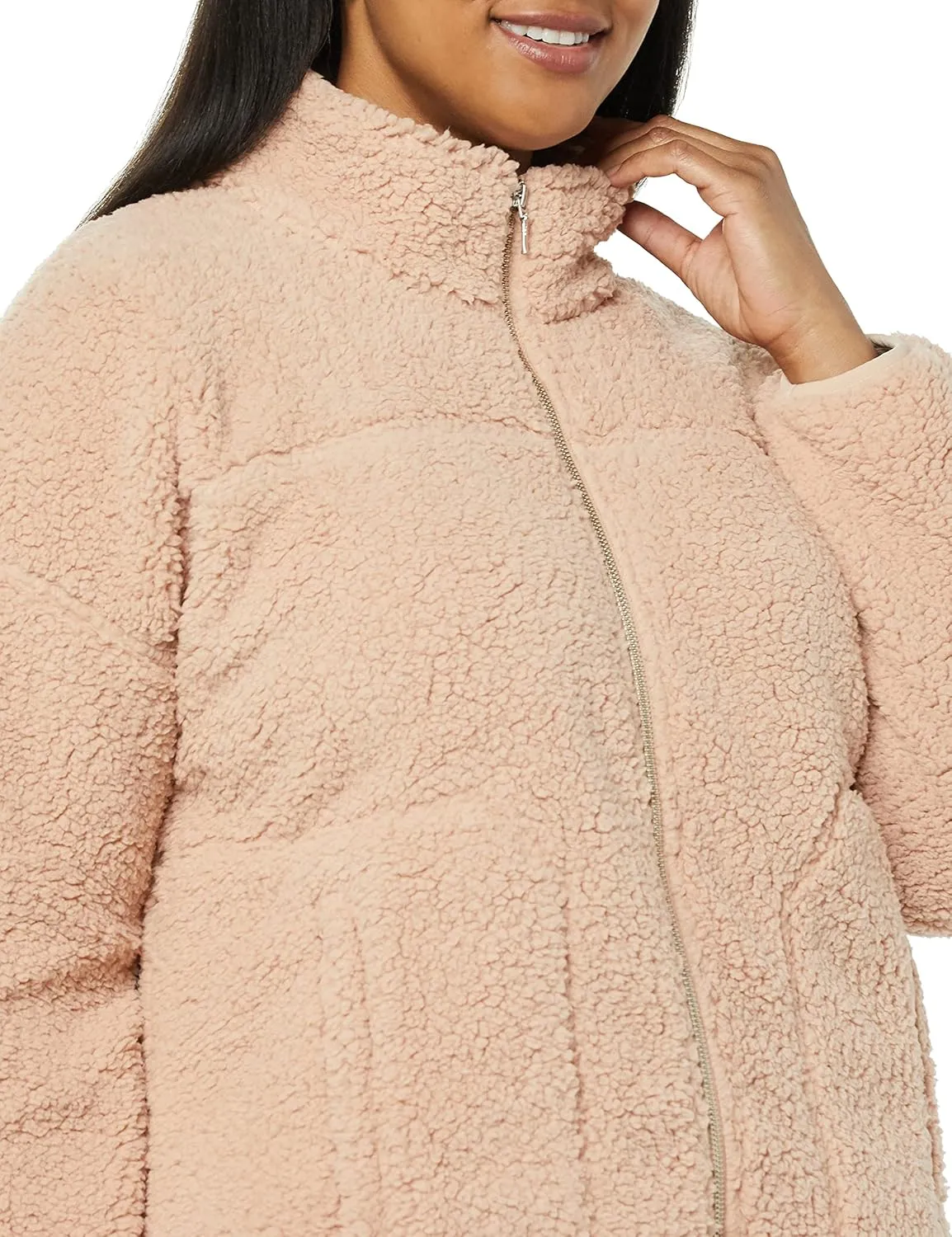 Amazon Essentials Woman's Fleece Zip-Up Sherpa Jacket