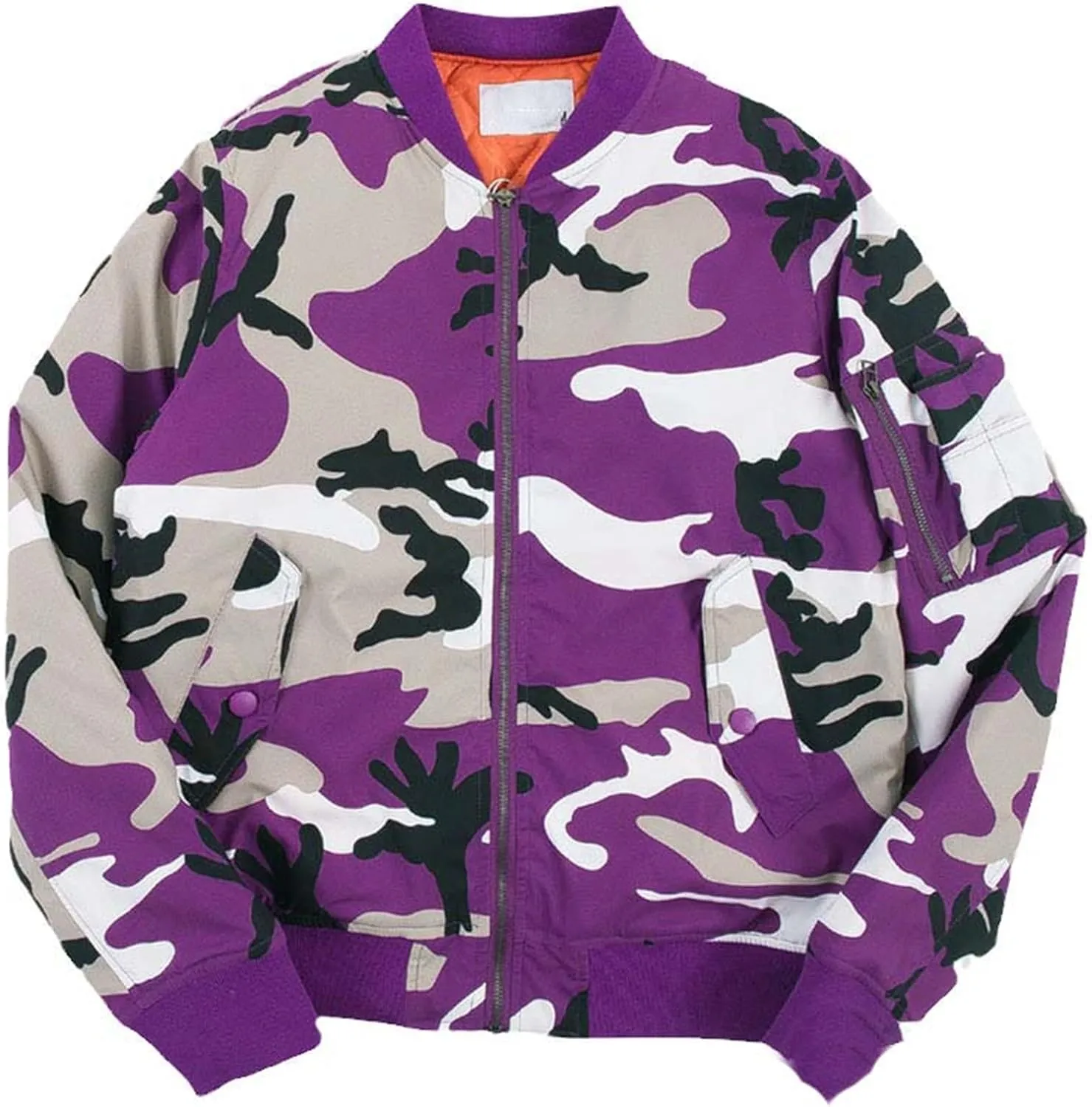 Autumn Winter Jacket Men Cotton Padded Camo1 Ma-1 Thick Mens Coats Hip Hop Flight Jackets Camo Streetwear