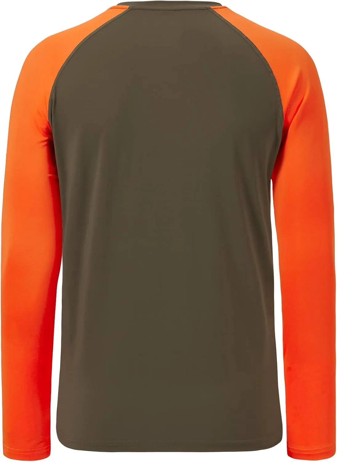 BASSDASH Mens Lightweight Camo Hunting Shirt UPF 50  Sun Protection Long Sleeve Hiking Fishing Performance Tee Mesh Panels