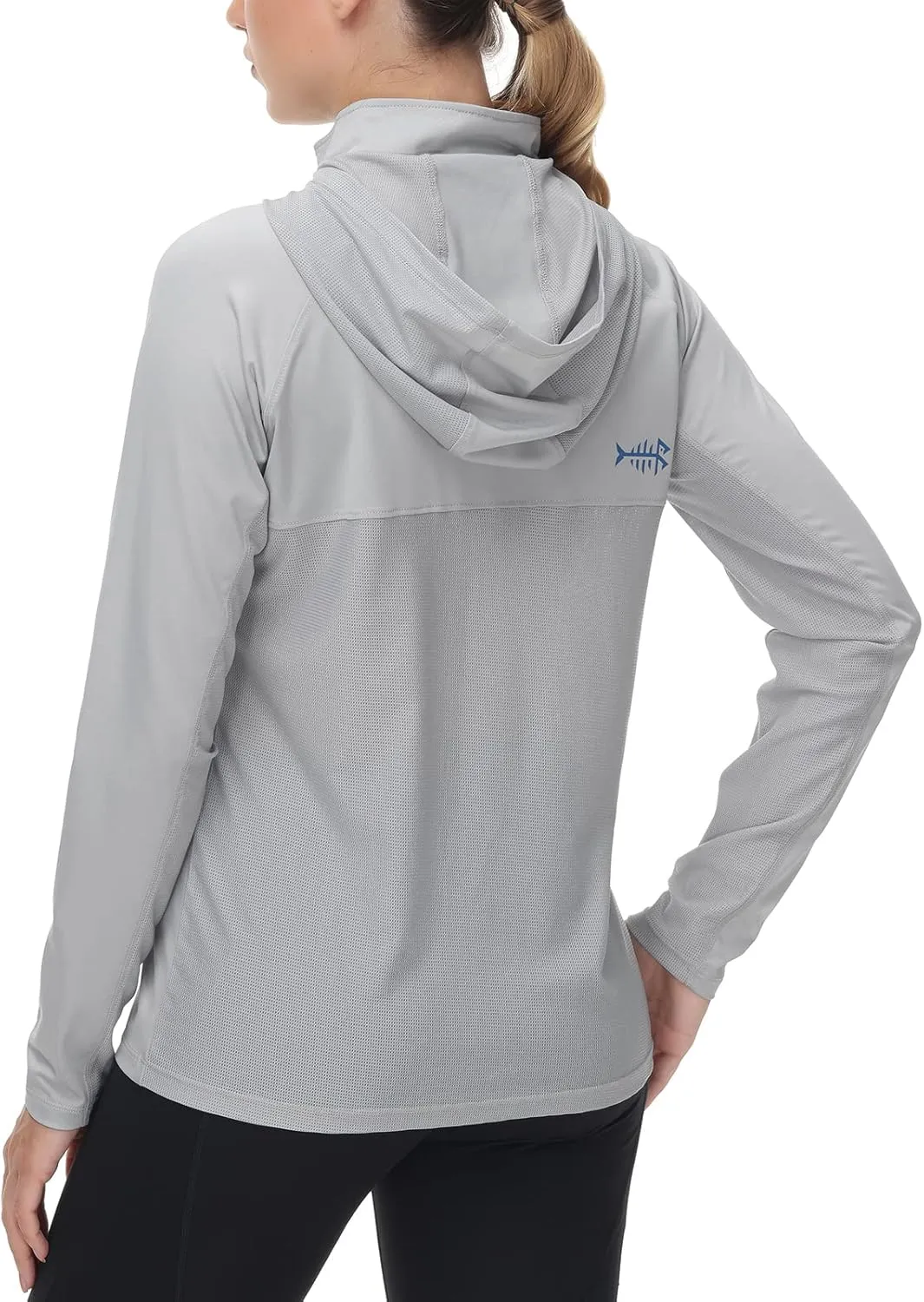 BASSDASH Womens UPF 50  Performance Hoodie Long Sleeve UV Fishing Hiking Shirt