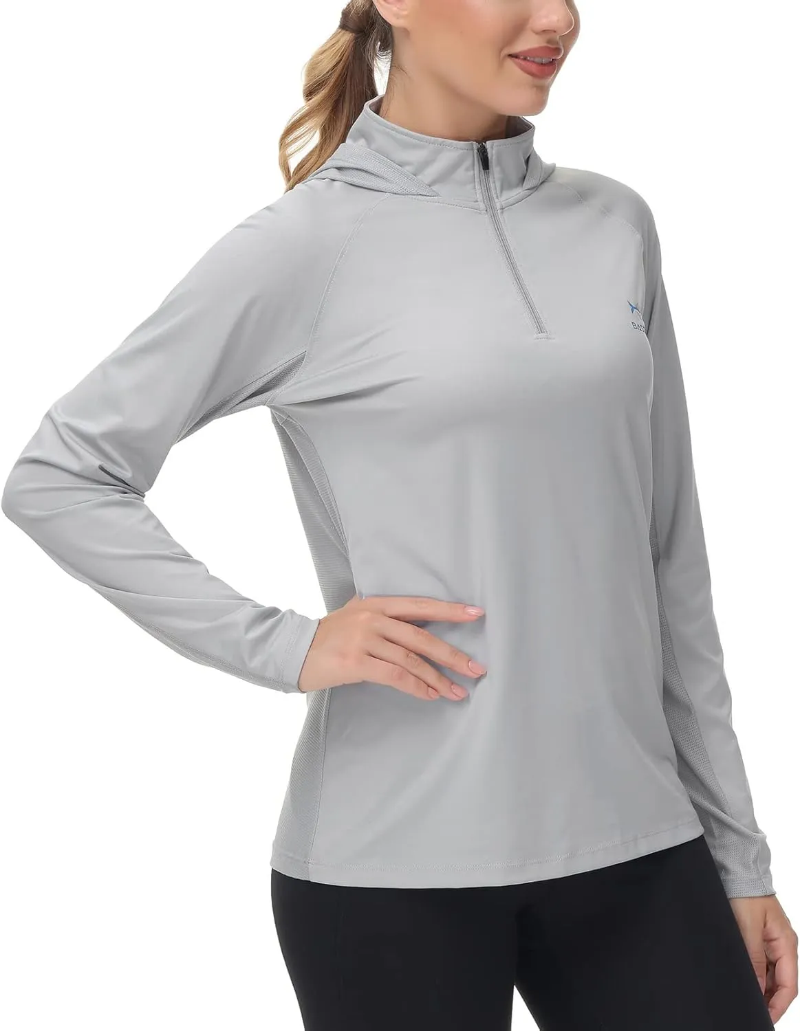 BASSDASH Womens UPF 50  Performance Hoodie Long Sleeve UV Fishing Hiking Shirt
