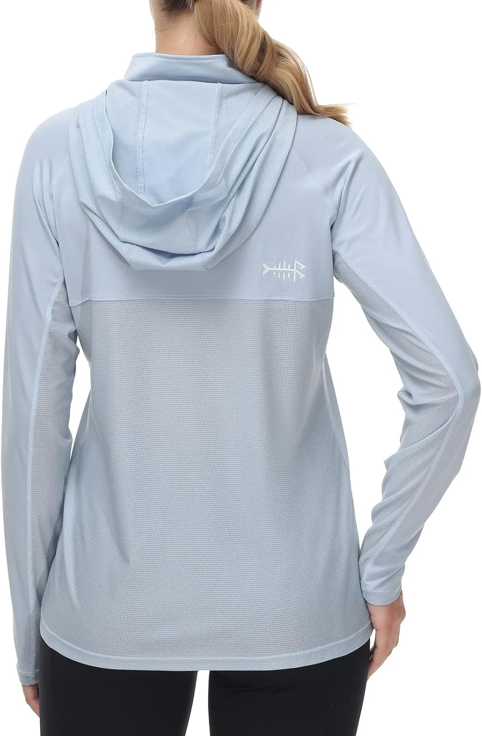 BASSDASH Womens UPF 50  Performance Hoodie Long Sleeve UV Fishing Hiking Shirt