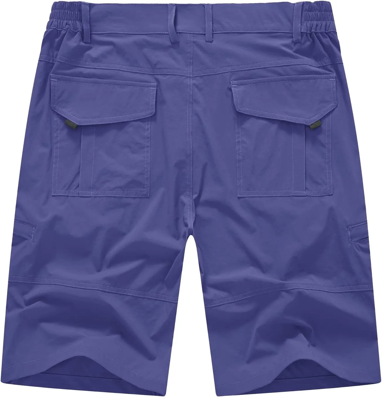 BASUDAM Men's Cargo Hiking Shorts Stretch Quick Dry Lightweight Work Shorts 6 Pockets for Camping Travel