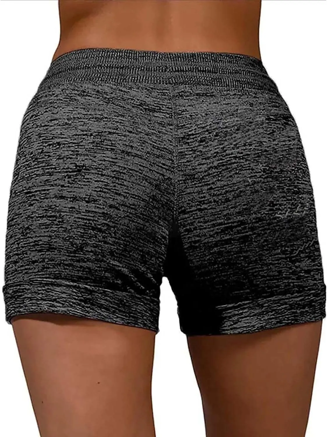 Biker Shorts Women Baseball Print Drawstring Elastic Waist Summer Shorts with Pocket Casual Lightweight Bermuda Short