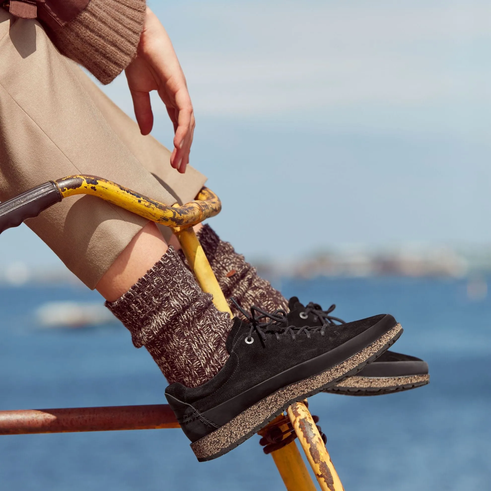 Birkenstock Honnef Low black suede