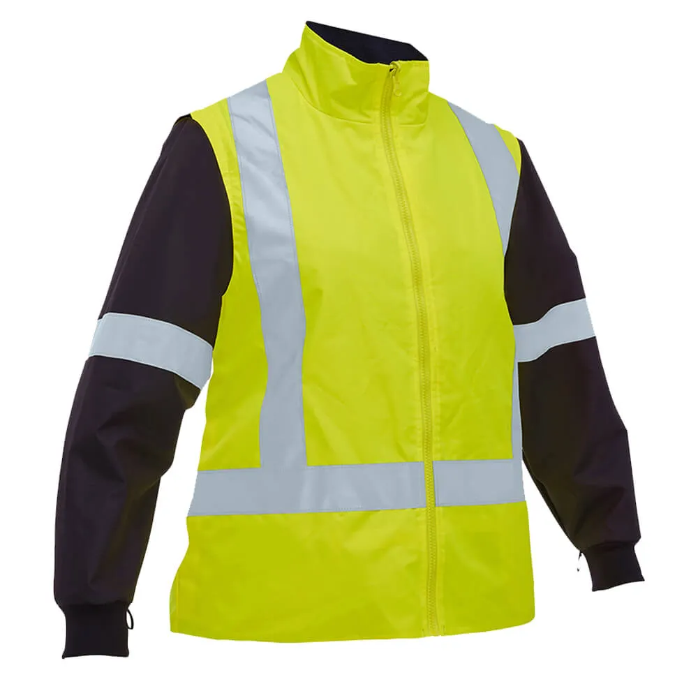 Bisley BKL6975 Women's Taped Hi Vis 5 In 1 Rain Jacket