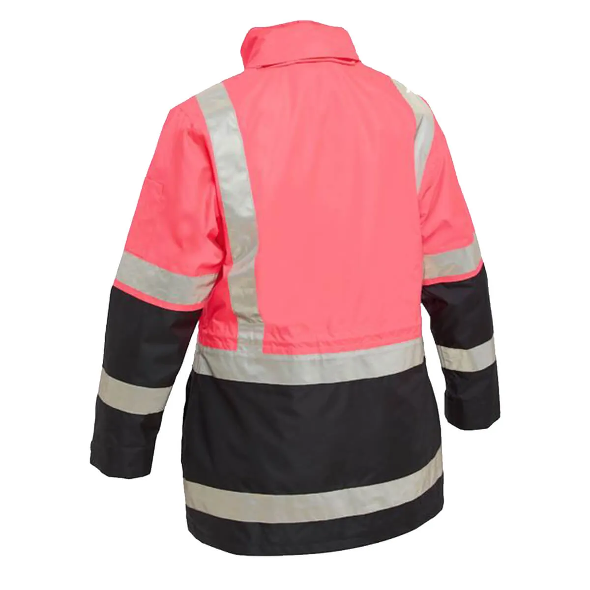 Bisley BKL6975 Women's Taped Hi Vis 5 In 1 Rain Jacket