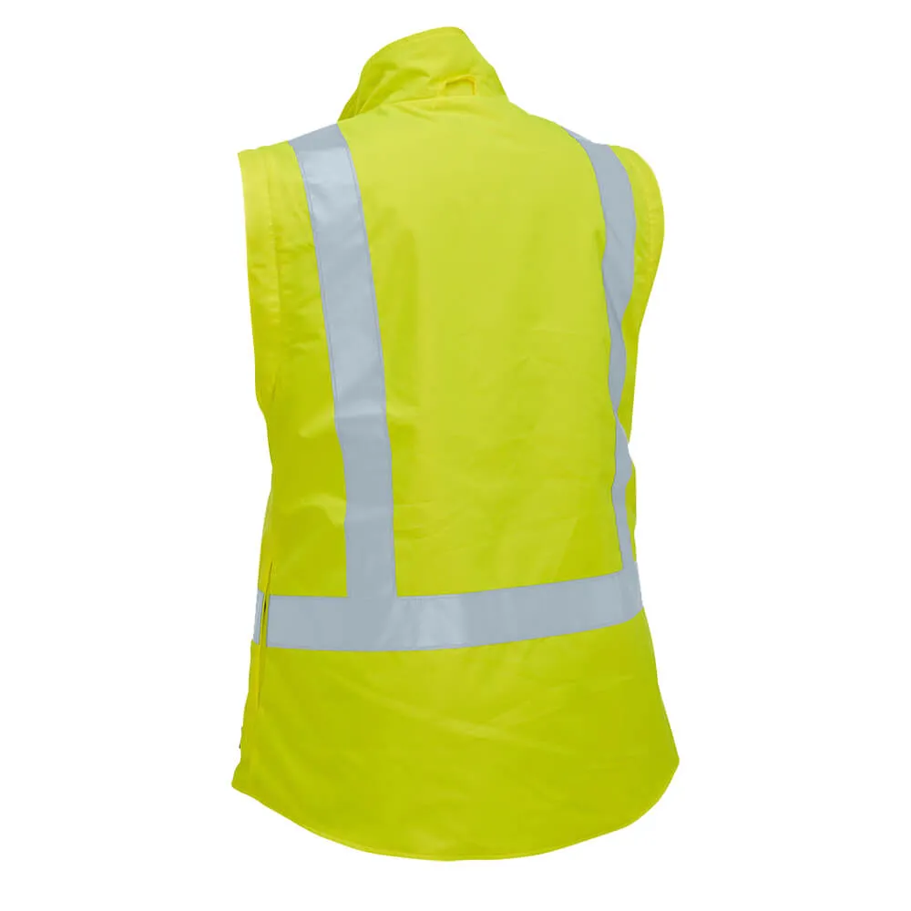 Bisley BKL6975 Women's Taped Hi Vis 5 In 1 Rain Jacket