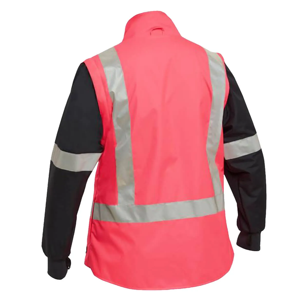 Bisley BKL6975 Women's Taped Hi Vis 5 In 1 Rain Jacket
