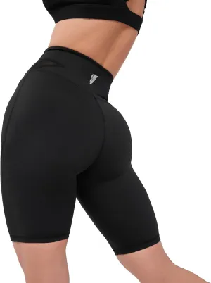 Bona Fide Premium Quality High Waist Biker Shorts for Women with Push Up - Womens Butt Lifting Shorts for Gym, Workout