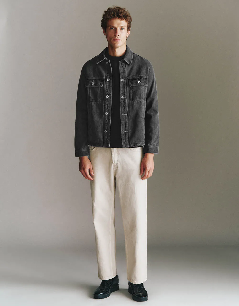Button Up Denim Jacket