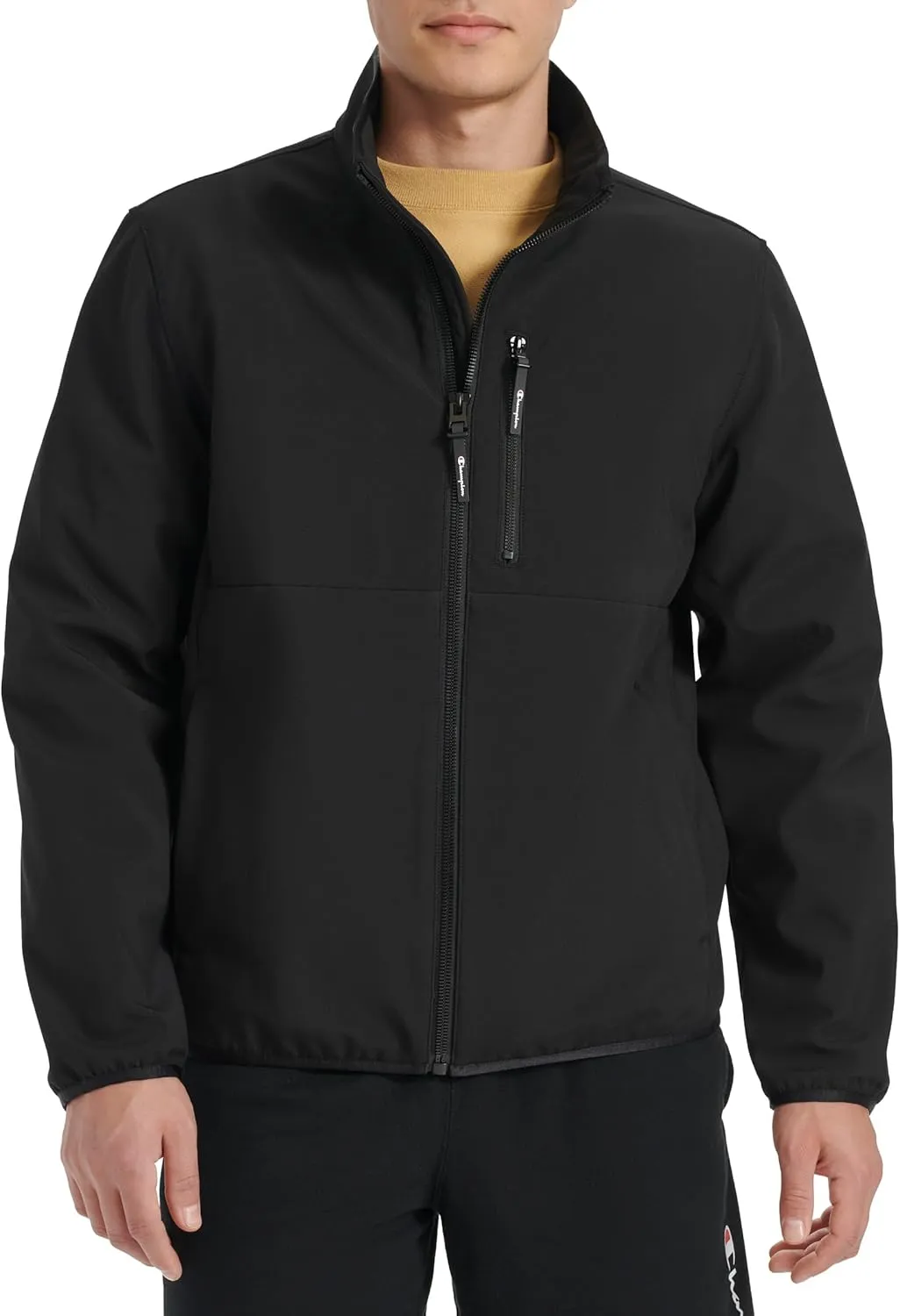 Champion Men's Lightweight Active Soft Shell Jacket with Stand Collar