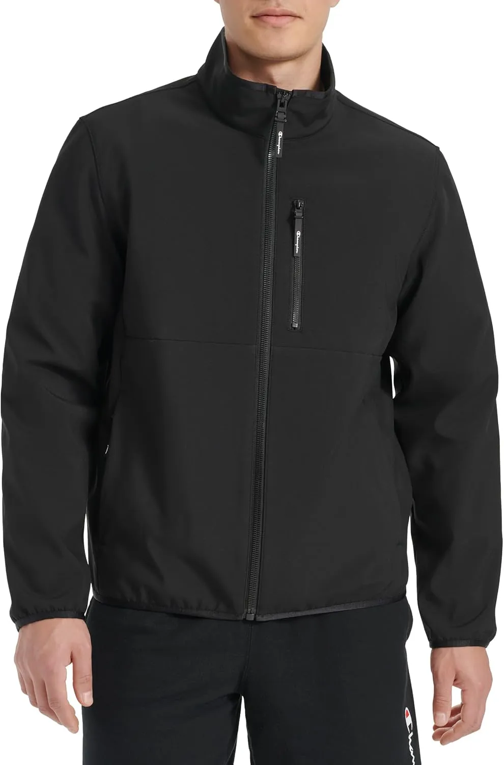 Champion Men's Lightweight Active Soft Shell Jacket with Stand Collar