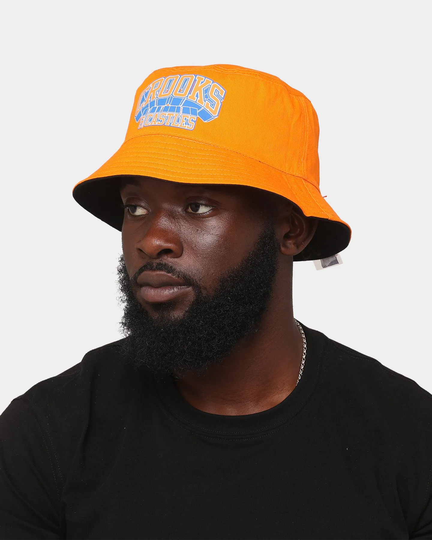Crooks & Castles Reversible Bucket Hat Orange/Black