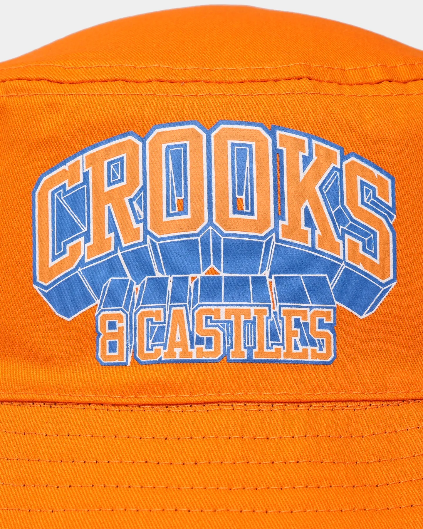 Crooks & Castles Reversible Bucket Hat Orange/Black