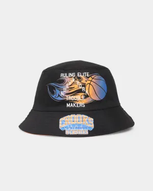 Crooks & Castles Reversible Bucket Hat Orange/Black