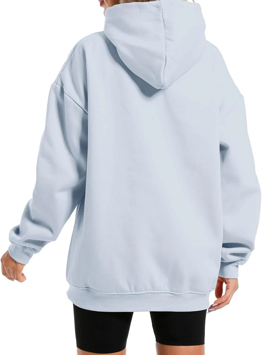 Cute Panda Graphic Oversized Hoodies for Teen Girls Kawaii Cartoon Sweatshirt Women Casual Cotton Fleece Pullover