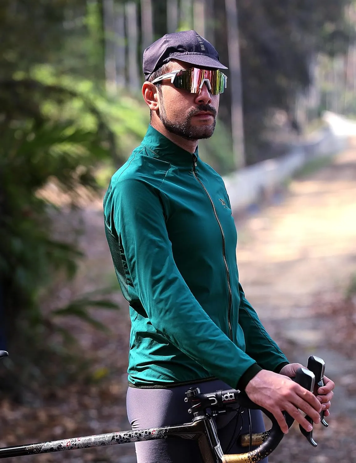 Cycling Jacket for Men Women, Windproof Lightweight Packable Cycling Windbreaker Bicycle Clothing Jacket