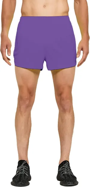 DEMOZU Men's 3 Inch Neon Running Shorts Quick Dry Workout Athletic Gym Marathon Shorts with Liner
