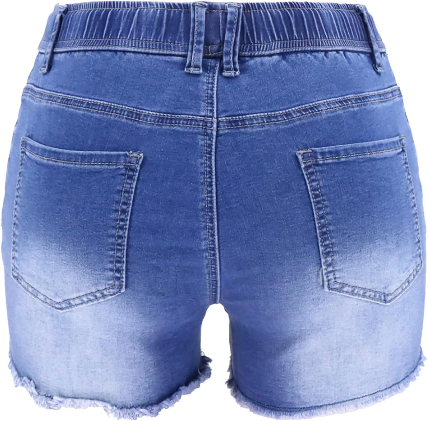 Denim Shorts for Women Jean Short Mid Waist Hot Pants Comfy Stretchy Club Party Booty Shorts