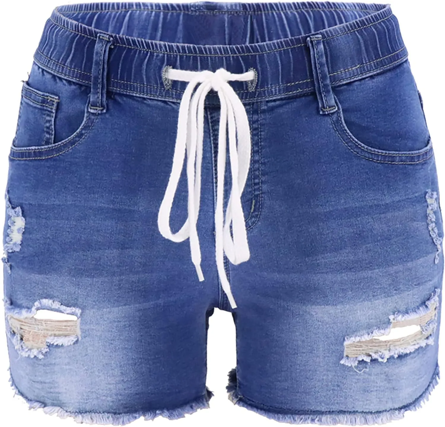 Denim Shorts for Women Jean Short Mid Waist Hot Pants Comfy Stretchy Club Party Booty Shorts