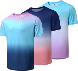 DEOLAX Mens T-Shirts Crew Neck Workout Short Sleeve Shirts Lightweight Soft Classic Casual Fit Muscle Tops Tee Shirt for Men