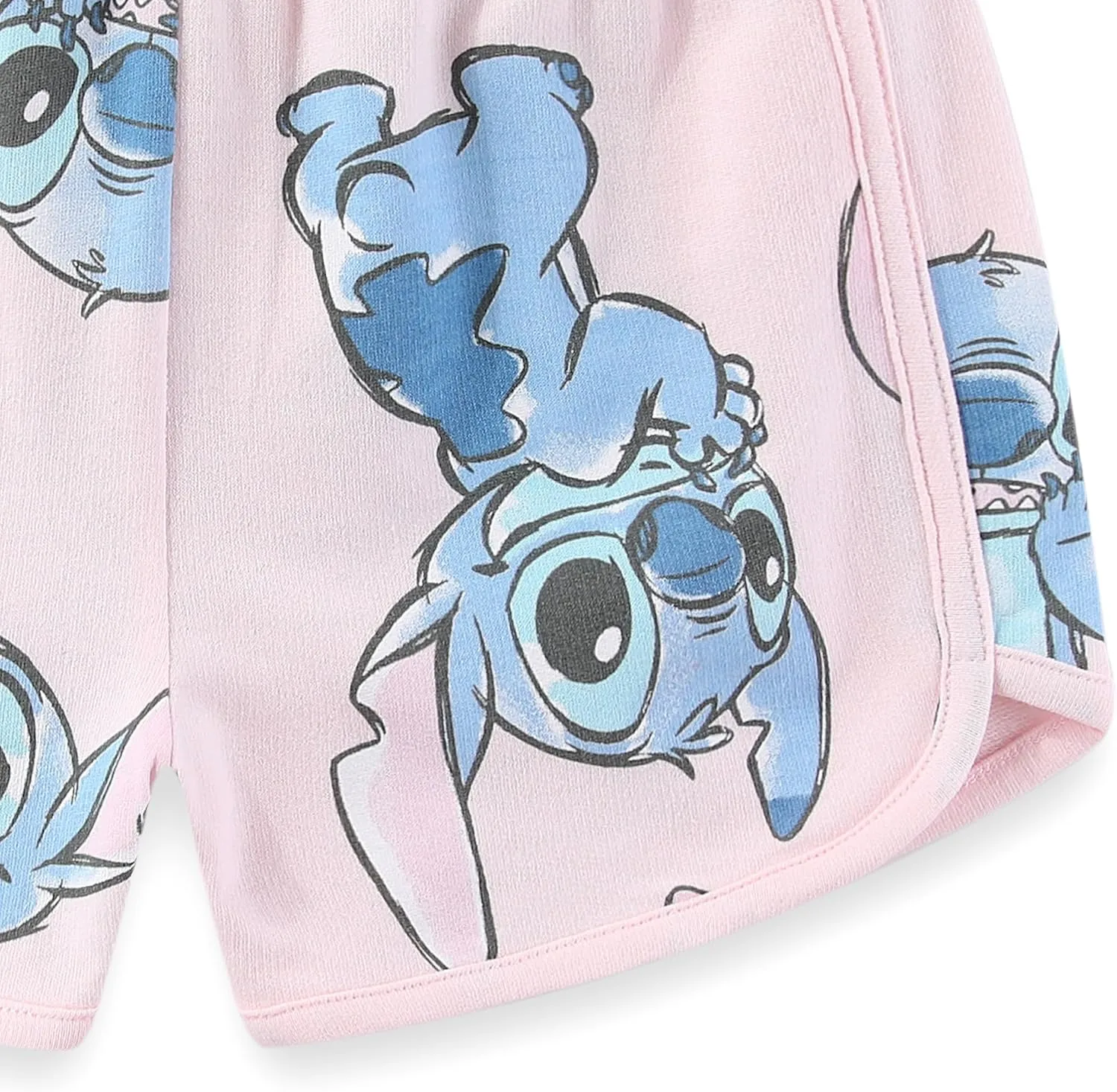 Disney Lilo & Stitch Girls Short Sleeve T-Shirt and Shorts Set for Little and Big Kids