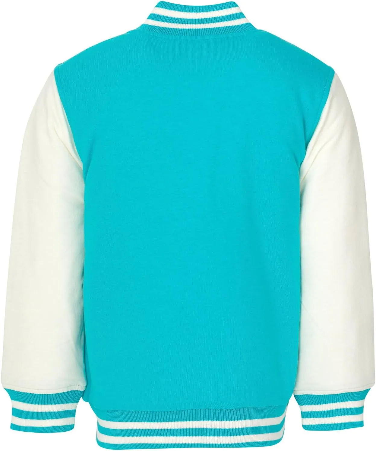 Disney Minnie Mouse Frozen Lilo & Stitch Moana Girls Varsity Bomber Jacket Toddler to Big Kid Sizes (2T - 14-16)
