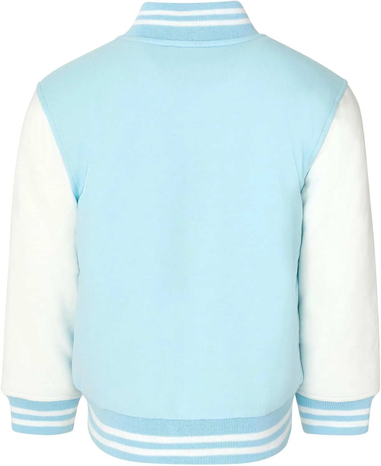Disney Minnie Mouse Frozen Lilo & Stitch Moana Girls Varsity Bomber Jacket Toddler to Big Kid Sizes (2T - 14-16)