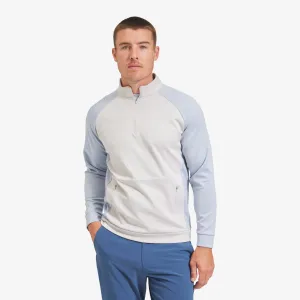 Dusty Blue and Micro Chip Colorblock