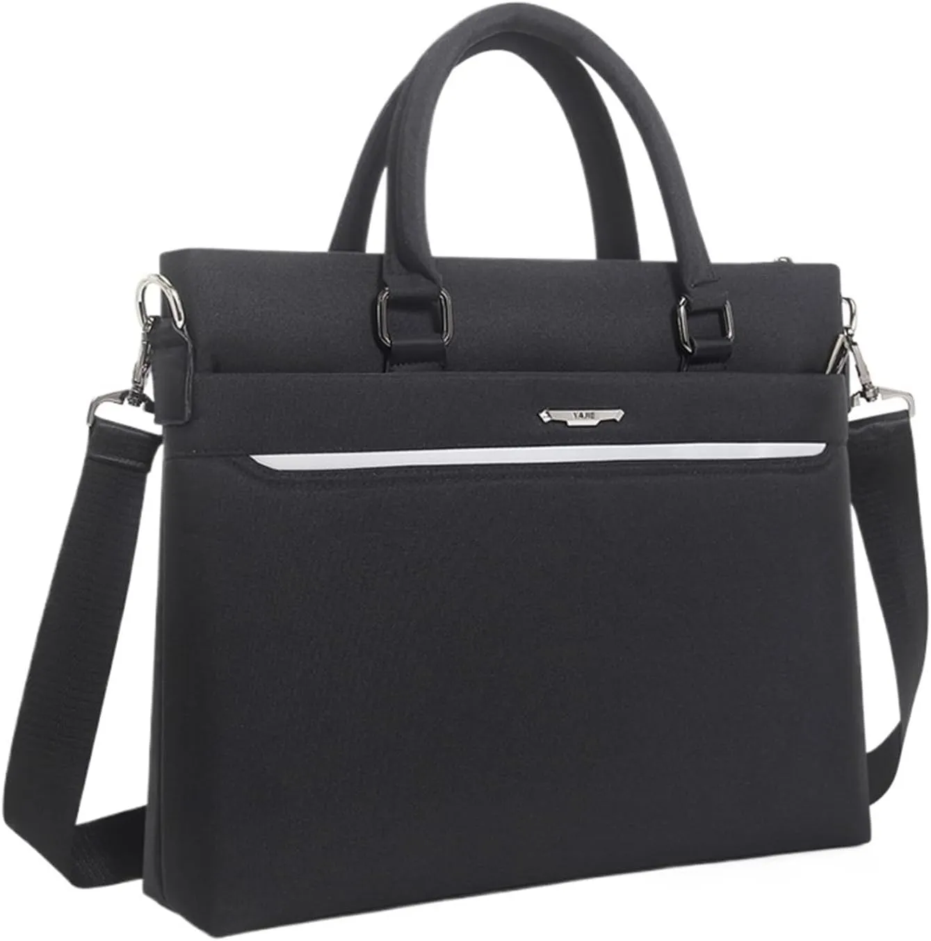 Fashion File Bag, Waterproof Conference Shoulder Bag, Thickened Business Handbag, Large Capacity Office Bag