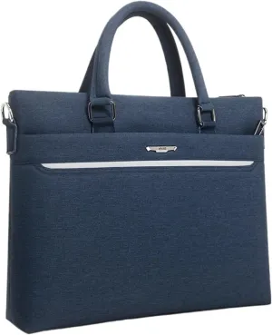 Fashion File Bag, Waterproof Conference Shoulder Bag, Thickened Business Handbag, Large Capacity Office Bag