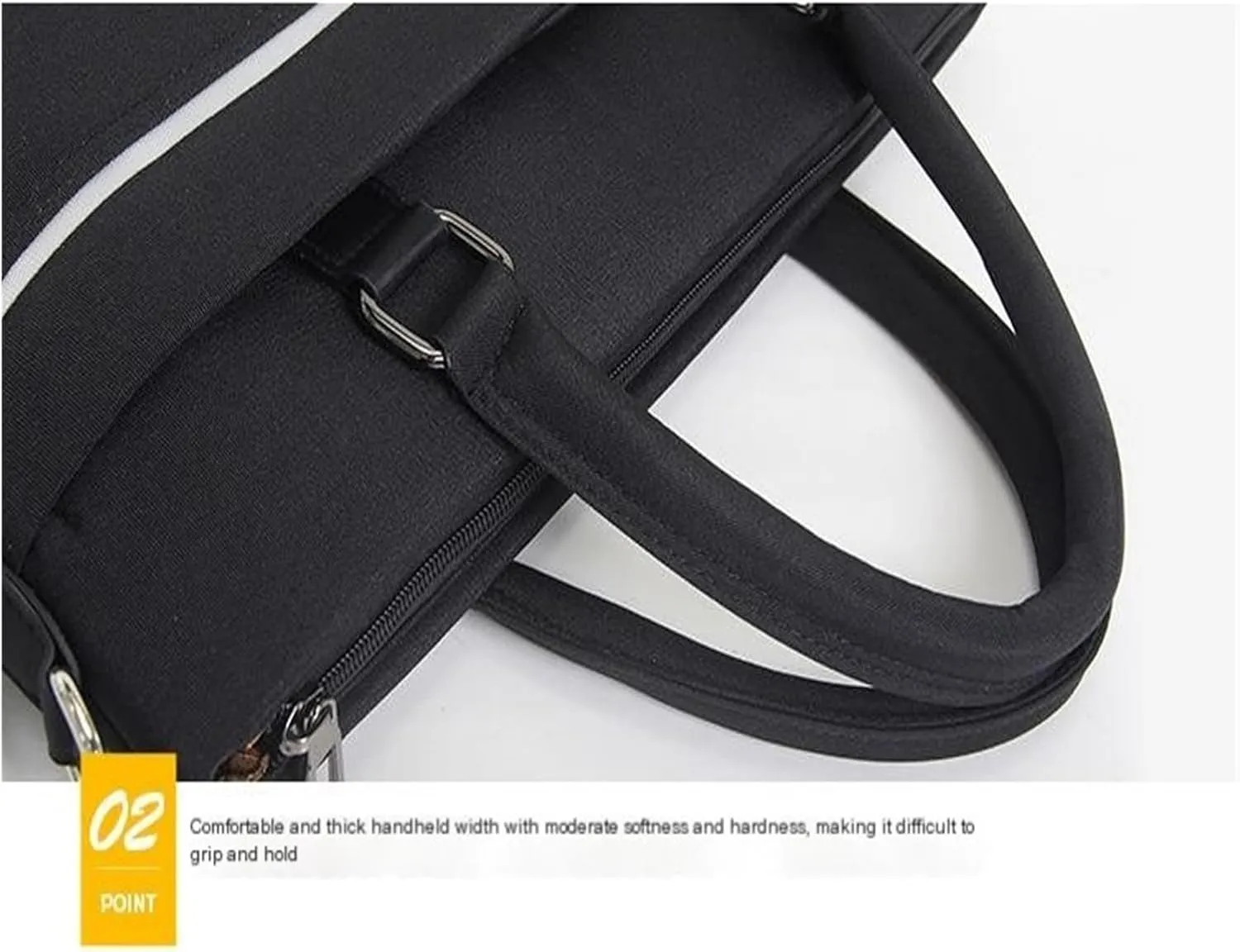 Fashion File Bag, Waterproof Conference Shoulder Bag, Thickened Business Handbag, Large Capacity Office Bag