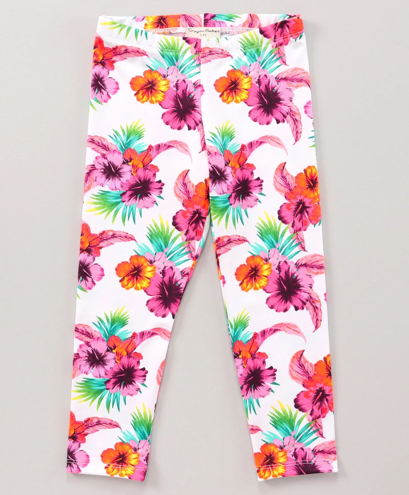 Floral Color Block Top Leggings Set